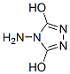 结构式 CAS# 21531-96-4, 4-氨基-(4H)-1,2,4-三唑-3,5-二醇