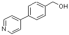 结构式 CAS# 217192-22-8, [4-(4-吡啶基)苯基]甲醇
