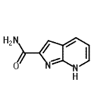 结构式 CAS# 223376-47-4, 1H-吡咯并[2,3-b]吡啶-2-甲酰胺