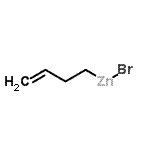 结构式 CAS# 226570-67-8, 溴(3-丁烯-1-基)锌