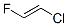 结构式 CAS# 2268-32-8, (E)-1-氯-2-氟乙烯