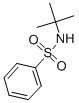 结构式 CAS# 2512-24-5, N-叔丁基-苯磺酰胺