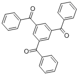 结构式 CAS# 25871-69-6, 1,3,5-苯三基三[苯基-甲酮]