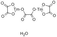 结构式 CAS# 26677-68-9, 草酸铥水合物