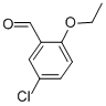 结构式 CAS# 27682-64-0, 5-氯-2-乙氧基苯甲醛