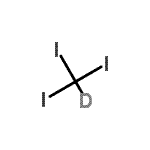 结构式 CAS# 2787-27-1, 三碘(<sup>2</sup>H)甲烷