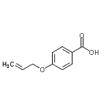 结构式 CAS# 27914-60-9, 4-(烯丙氧基)苯甲酸