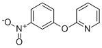 结构式 CAS# 28355-48-8, 2-(3-硝基苯氧基)-吡啶