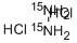 structure of CAS# 287488-18-0, Hydrazine-15N2 Dihydrochloride