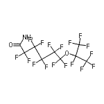 结构式 CAS# 29952-92-9, 2,2,3,3,4,4,5,5,6,6-十氟-6-[(1,1,1,2,3,3,3-七氟-2-丙基)氧基]己酰胺