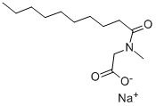 结构式 CAS# 30377-07-2, N-癸酰肌氨酸钠盐
