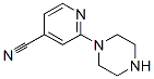 结构式 CAS# 305381-05-9, 2-(1-哌嗪基)-4-吡啶甲腈