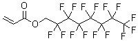 结构式 CAS# 307-98-2, 1H,1H-全氟辛基丙烯酸酯