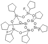 结构式 CAS# 307531-89-1, 内-3,7,14-三氟-1,3,5,7,9,11,14-七环戊基三环[7.3.3.15,11]七硅氧烷