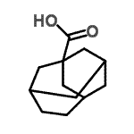 结构式 CAS# 31061-65-1, 三环[4.3.1.1<sup>3,8</sup>]十一烷-1-羧酸