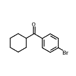 结构式 CAS# 3277-79-0, (4-溴苯基)(环己基)甲酮