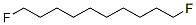 structure of CAS# 334-63-4, 1,10-Difluorodecane;Decane, 1,10-Difluoro-;Brn 1738598