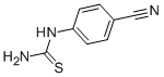 结构式 CAS# 3460-55-7, 4-氰基苯基硫脲