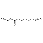 结构式 CAS# 35194-38-8, 乙基7-辛烯酸酯