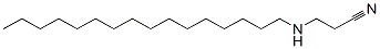 结构式 CAS# 36341-65-8, 3-(十六烷基氨基)丙腈