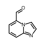 结构式 CAS# 372147-50-7, 咪唑并[2,1-f]吡啶-5-甲醛