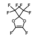 结构式 CAS# 37685-92-0, 4,5-二氟-2,2-二(三氟甲基)-1,3-二氧杂环戊烯
