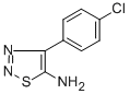 结构式 CAS# 388088-77-5, 4-(4-氯苯基)-1,2,3-噻二唑-5-胺
