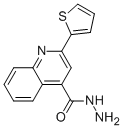 结构式 CAS# 39072-28-1, 2-噻吩-2-基-喹啉-4-甲酰肼