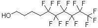 结构式 CAS# 39239-79-7, 1H,1H,2H,2H,3H,3H,4H,4H-全氟癸烷-1-醇
