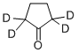 structure of CAS# 3997-89-5, Cyclopentanone-2,2,5,5-D4