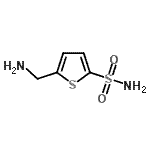 结构式 CAS# 408352-66-9, 5-(氨基甲基)-2-噻吩磺酰胺