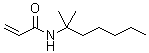 结构式 CAS# 4223-03-4, N-叔-辛基丙烯酰胺