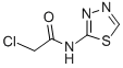 结构式 CAS# 4454-63-1, 2-氯-N-1,3,4-噻二唑-2-基乙酰胺