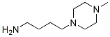 structure of CAS# 4553-32-6, 4-Methyl-1-Piperazinebutanamine;4-(4-METHYLPIPERAZIN-1-YL)BUTAN-1-AMINE;1-Piperazinebutanamine,4-Methyl-(9CI);4-Methyl-1-Piperazinebutanamine