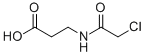 结构式 CAS# 4596-38-7, 氯乙酰基-beta-丙氨酸