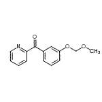 结构式 CAS# 474534-38-8, [3-(甲氧基甲氧基)苯基](2-吡啶基)甲酮