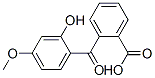 结构式 CAS# 4756-45-0, 2-(2-羟基-4-甲氧基苯甲酰基)苯甲酸