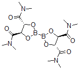 结构式 CAS# 480438-22-0, (4R,4'R,5R,5'R)-rel-N4,N4,N4',N4',N5,N5,N5',N5'-八甲基-[2,2'-联-1,3,2-二氧硼戊环]-4,4',5,5'-四甲酰胺