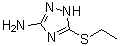 结构式 CAS# 51420-35-0, 5-(乙硫基)-1H-1,2,4-三唑-3-胺