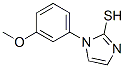 结构式 CAS# 51581-49-8, 1-(3-甲氧基苯基)-1H-咪唑-2-硫醇