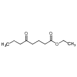 结构式 CAS# 5205-40-3, 乙基5-氧代辛酸酯