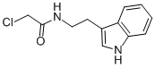 结构式 CAS# 52191-26-1, 3-(氯乙酰氨基乙基)吲哚