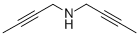 structure of CAS# 53146-06-8, Di-But-2-Ynyl-Amine;Di(But-2-Ynyl)Ammonium;Zinc02505903