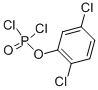 结构式 CAS# 53676-18-9, 2,5-二氯苯基二氯磷酸酯