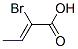 structure of CAS# 5405-34-5, (Z)-2-Bromo-2-Butenoic Acid;2-Bromobut-2-Enoic Acid;Nsc8107;2-Bromo-2-Butenoic Acid