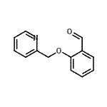 结构式 CAS# 54402-61-8, 2-(2-吡啶基甲氧基)苯甲醛