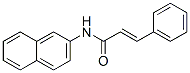 结构式 CAS# 55255-54-4, N-(2-萘基)-3-苯基丙烯酰胺