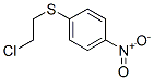 结构式 CAS# 5535-73-9, 1-[(2-氯乙基)硫代]-4-硝基苯