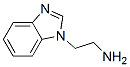 structure of CAS# 55661-34-2, 1H-Benzimidazole-1-Ethanamine;2-(1-Benzimidazolyl)Ethanamine;2-(Benzimidazol-1-Yl)Ethylamine;2-(1H-Benzimidazol-1-Yl)Ethanamine