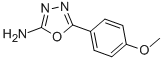 结构式 CAS# 5711-61-5, 2-氨基-5-(4-甲氧基苯基)-1,3,4-恶二唑